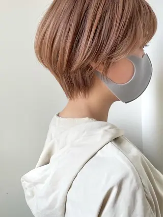 ショート カラー 江上拓郎/ショート /酸性ストレートのヘアスタイル