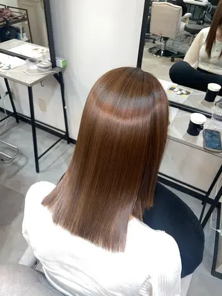 ミディアム ‎髪質改善/美髪矯正 mitsuki‎のヘアスタイル