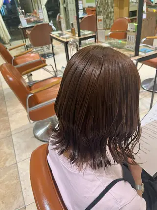 ミディアム カラー YUMEKA🩶/ 透明感カラー🥣のヘアスタイル