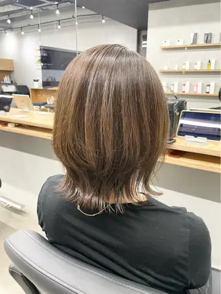 ミディアム カラー ひより /Nのヘアスタイル