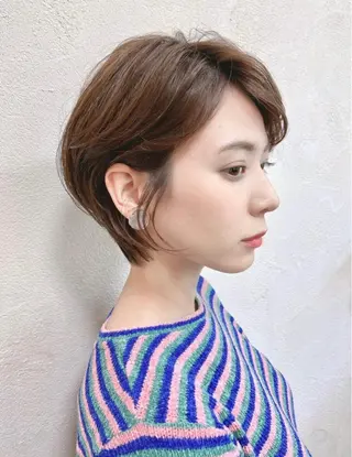 ショート カラー 🦋透明感カラー🦋 なつやのヘアスタイル