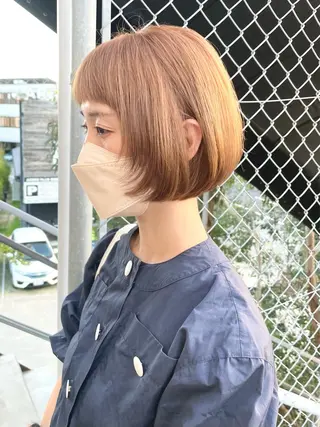 ショート カラー 岡田 恭明のヘアスタイル