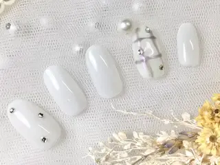 ネイル ネイルPetit Ribbonのネイルデザイン