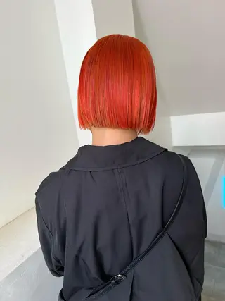 ショート カラー 顔周りカット/透明感 カラー✂️MEIのヘアスタイル
