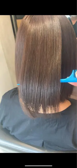 ミディアム パーマ 縮毛矯正✖️似合わせ 🌻ヒトミのヘアスタイル