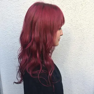 ロング カラー ラブーケ中川中島店 クラタチカコのヘアスタイル