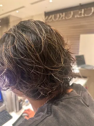 パーマ メンズ AVANCE.CROSSあべのルシアス店所属・AVANCE_ Ryuyaのヘアスタイル