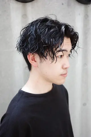 ショート パーマ メンズ きくち ゆうすけのヘアスタイル