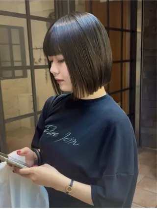 ショート カラー 🫧髪質改善/透明感 カラー/RINAのヘアスタイル