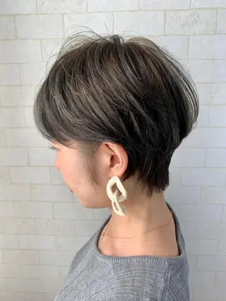 ショート 神野 雅樹のヘアスタイル