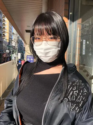 ロング カラー bococa りんのヘアスタイル
