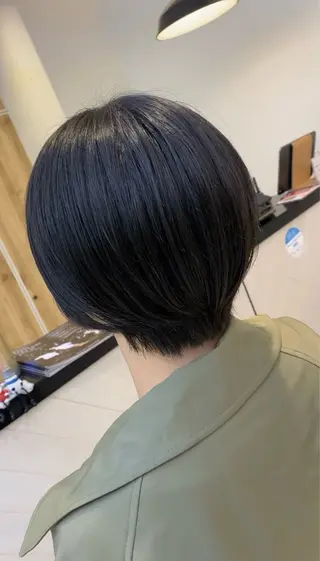 ショート コテ巻き風パーマ✨ かつみのヘアスタイル