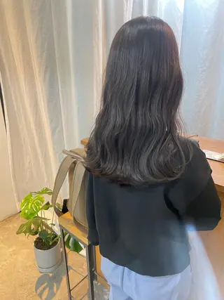 ロング カラー astar所属・kotono🪿 透明感カラーのヘアスタイル
