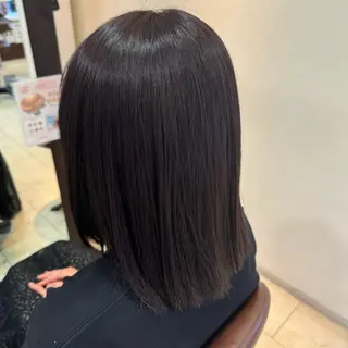 セミロング カラー 西村 亜弥のヘアスタイル