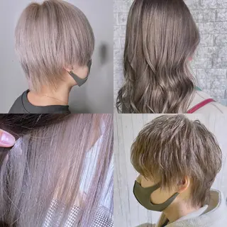 カラー EMANON新宿南口所属・🦄中性ウルフ ☁️Shiori🦄のヘアスタイル