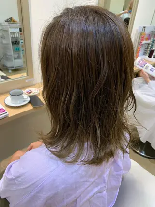 カラー 西新/siohair 似合わせ/石尾刻矢のヘアスタイル