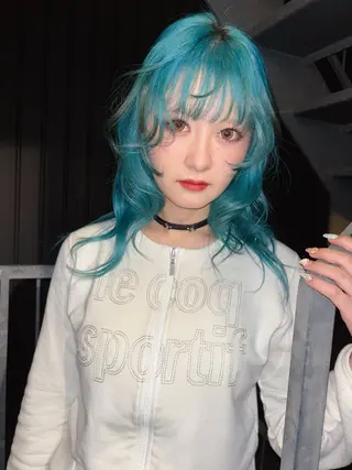 カラー ブリーチ特化/ 渋谷/TAIKIのヘアスタイル