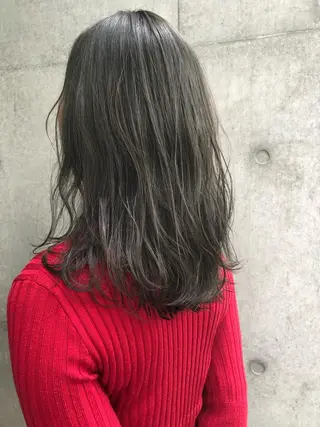 ロング カラー 森本裕/オーナー/ スパイラルパーマのヘアスタイル