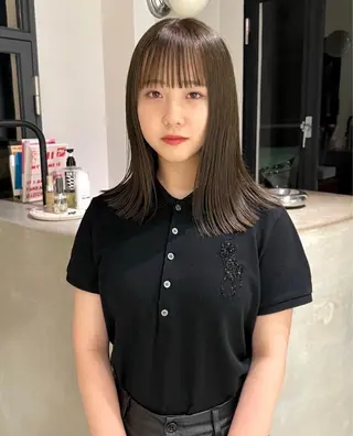 セミロング カラー 丹治 一輝ボブ/ショートのヘアスタイル