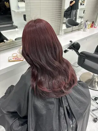 セミロング 🤍レイヤーカット /顔まわりカット🤍のヘアスタイル