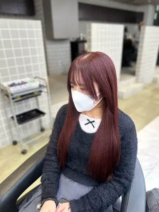 ロング 透明感/艶髪矯正 特化🪞安瑞未🪞のヘアスタイル