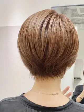 ショート カラー ﾒﾝｽﾞ＆ｼｮｰﾄ LEA山村真史のヘアスタイル