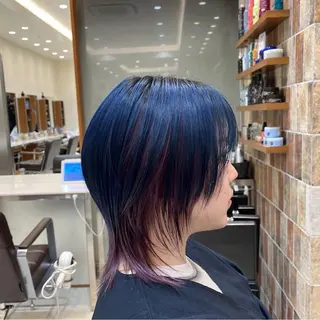 ミディアム カラー juve.別府店所属・ショート/ボブ ハイライト/Lucaのヘアスタイル