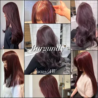カラー ブリーチしない 暖色colorのヘアスタイル