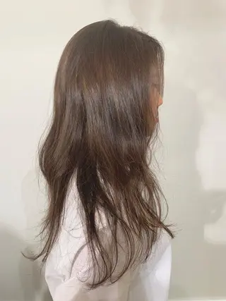 ロング カラー パーマ ヘアアレンジ 加藤 綾華のヘアスタイル