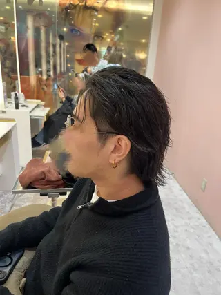 ミディアム メンズ 🫧メンズカット カラー/愛莉🫧のヘアスタイル