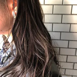 セミロング カラー パーマ ヘアアレンジ メンズ entality所属・暖色ボブ 🍊rikakoのヘアスタイル