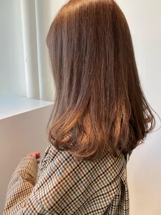 セミロング カラー 美容室ANY所属・トップスタイリスト 赤塚蓉子のヘアスタイル