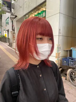 ショート カラー マンツーマン施術🌷 透明感/HIKARIのヘアスタイル