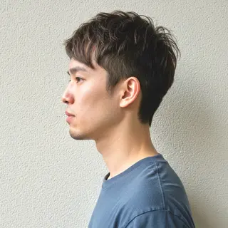 ショート カラー パーマ メンズ 🎸メンズ/パーマ/ ショート🎸工藤達哉のヘアスタイル