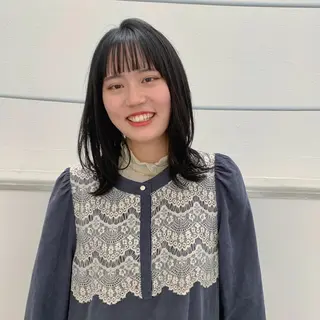 セミロング aoi /パーマ /まるみショートのヘアスタイル