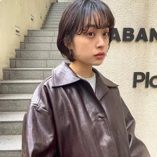 ショート パーマ ボブ/レイヤー/ケア パーマ/リュウタのヘアスタイル