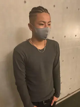 ショート パーマ ヘアアレンジ メンズ キッズ マツエク・マツパ 中元 淳のヘアスタイル