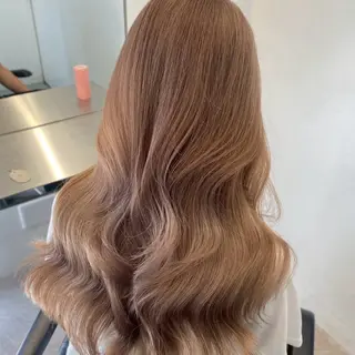 ロング カラー ミルクティーベージュ 🩰🤎miharuのヘアスタイル