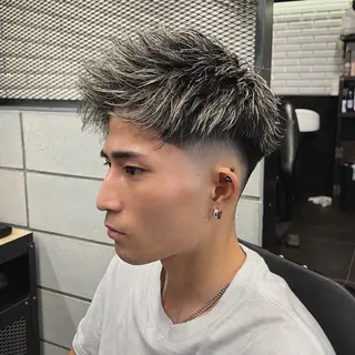 メンズ メンズ特化/パーマ/ メッシュ/竜成のヘアスタイル