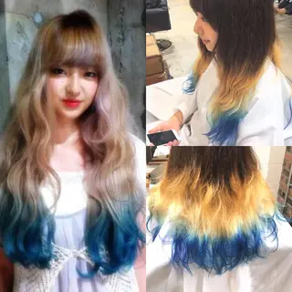 ロング カラー パーマ ヘアアレンジ メンズ Forest. -髪質改善-のヘアスタイル