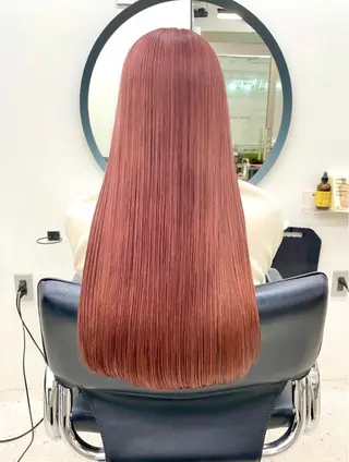 ロング HIBIO 横浜西口店所属・暖色カラー🎀 さえのヘアスタイル