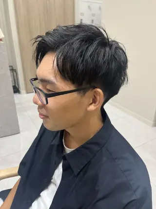 メンズ Ken 縮毛矯正/韓国風ヘアのヘアスタイル