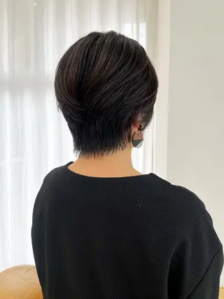 ショート こっくりカラー/艶髪 /amy.山口瑞稀のヘアスタイル