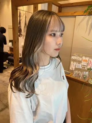 ロング カラー ENIF ヤマグチアツコのヘアスタイル