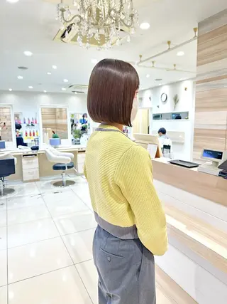 ショート 石母田 遥香のヘアスタイル
