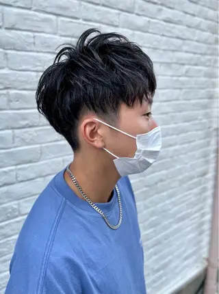 ショート メンズ ハイライト募集 草野のヘアスタイル