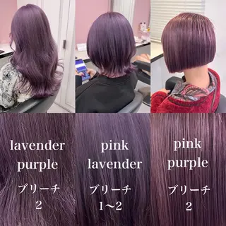 ミディアム カラー ヘアアレンジ 💕上野美容師☁ ブリーチ💖サワのヘアスタイル