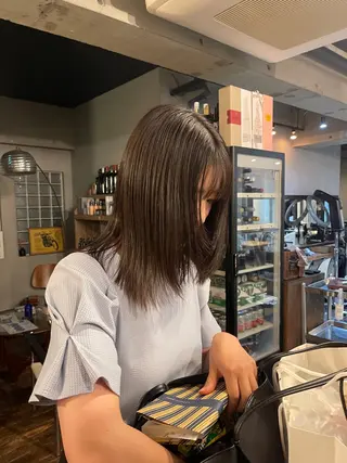 セミロング BLESS所属・sawahata mariaのヘアスタイル