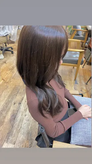 カラー 東茉央/透明感カラー /パーマ🧸銀座のヘアスタイル