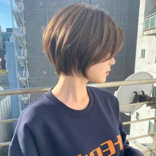 ショート 森山 佳小里/カラー /似合わせカットのヘアスタイル